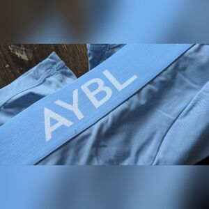 AYBL Sky Blue Active Leggings shorts